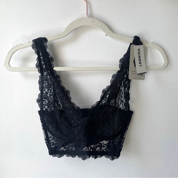 NWT Leonisa Milan Lace Underwire Bralette Duo - Picture 2 of 12